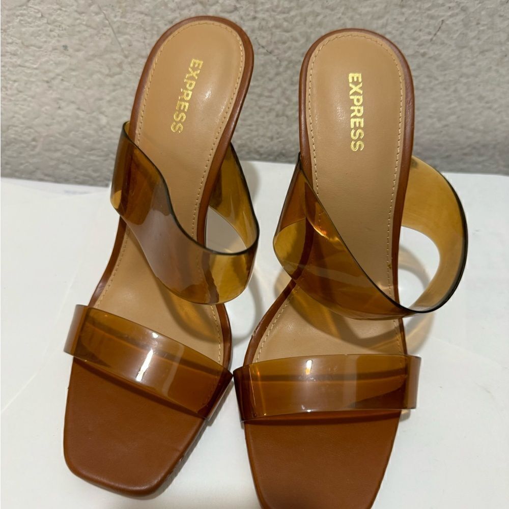 Express Barley There High Heels size 9 - Picture 7 of 9